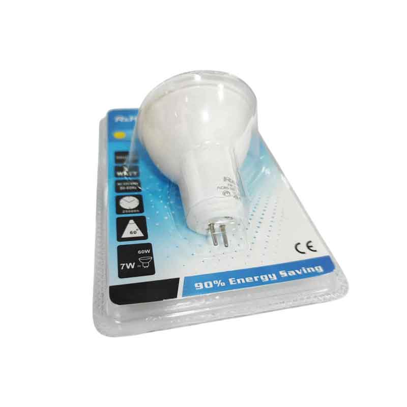 Λάμπα LED GU10 7W Θερμό Χρώμα 3000K – LED Bulb GU10 - Γκρι - Εκρού OEM