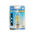 Λάμπα LED E14 4W 300lm – LED Bulb E14 4W 300lm - Γκρι - Εκρού OEM