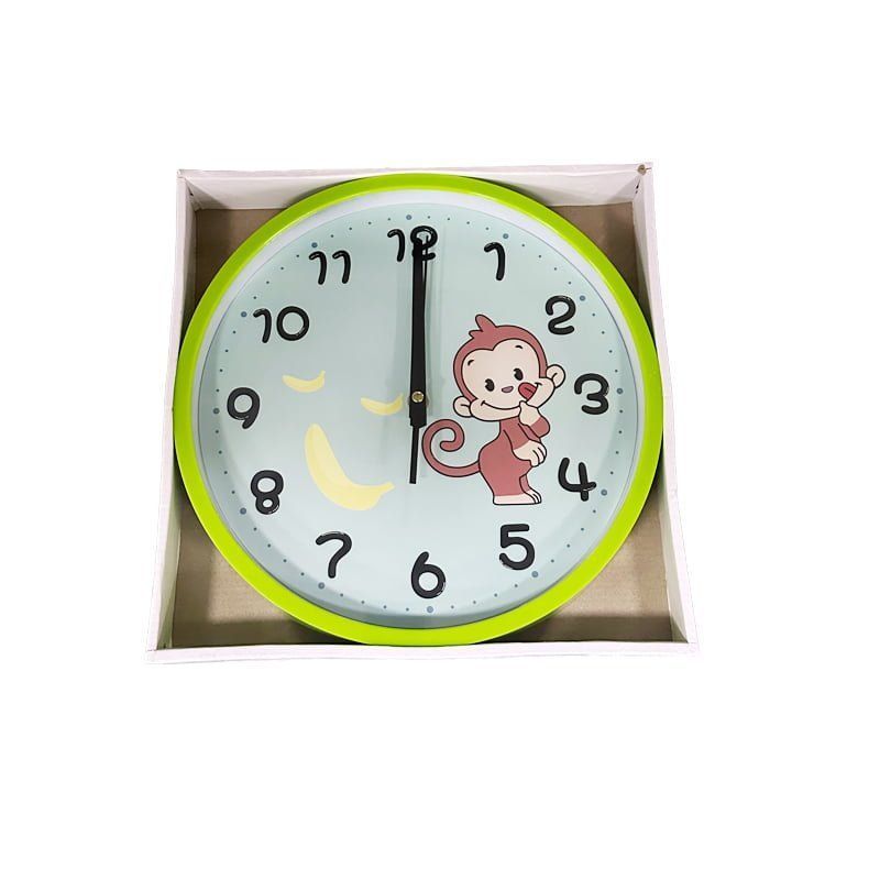 Ρολόι τοίχου παιδικό - Kids wall clock - Μπλε OEM