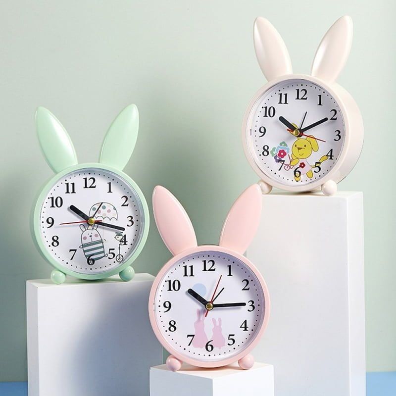 Επιτραπέζιο Ρολόι με Ξυπνητήρι SM064 - Alarm clock - Ροζ OEM