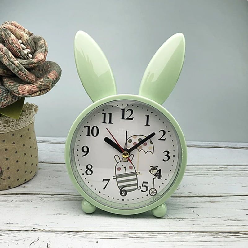 Επιτραπέζιο Ρολόι με Ξυπνητήρι SM064 - Alarm clock - Εκρού OEM