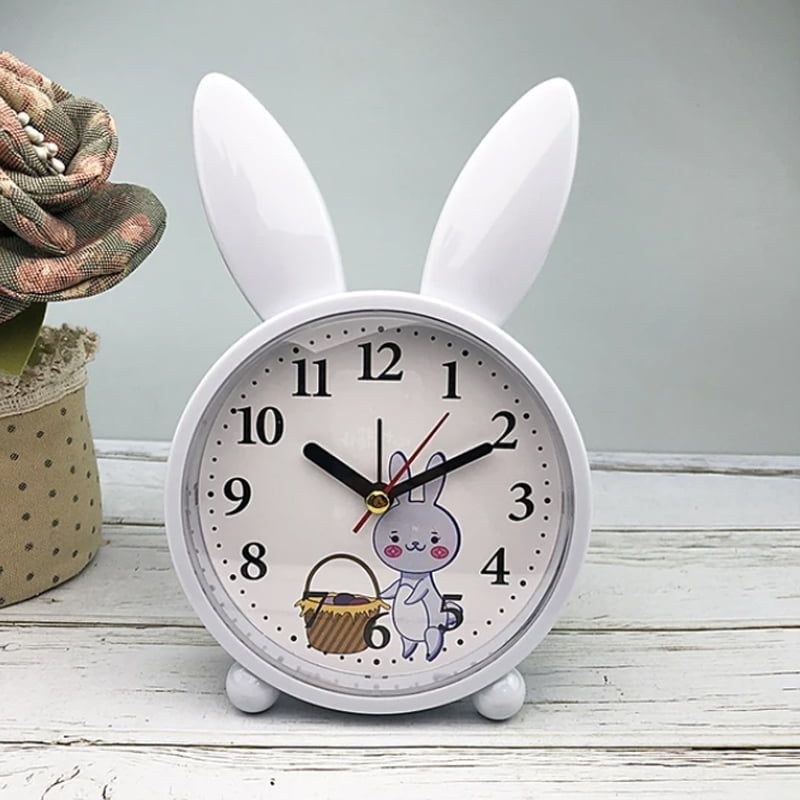 Επιτραπέζιο Ρολόι με Ξυπνητήρι SM064 - Alarm clock - Λευκό OEM