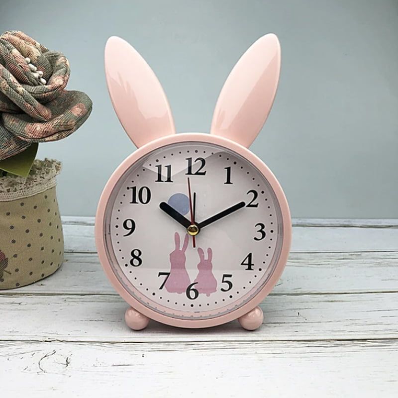 Επιτραπέζιο Ρολόι με Ξυπνητήρι SM064 - Alarm clock - Ροζ OEM