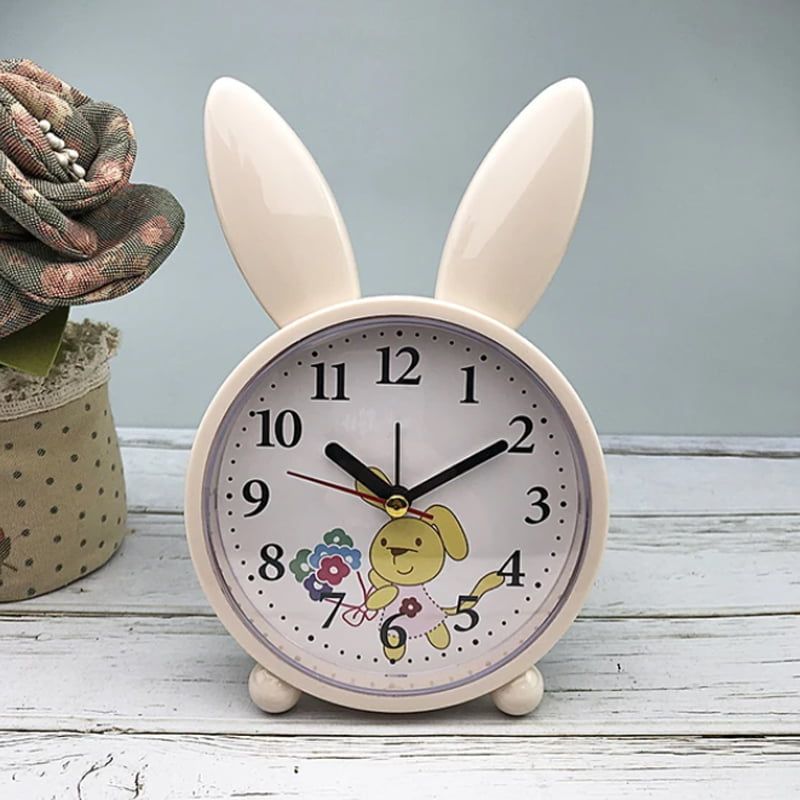 Επιτραπέζιο Ρολόι με Ξυπνητήρι SM064 - Alarm clock - Εκρού OEM