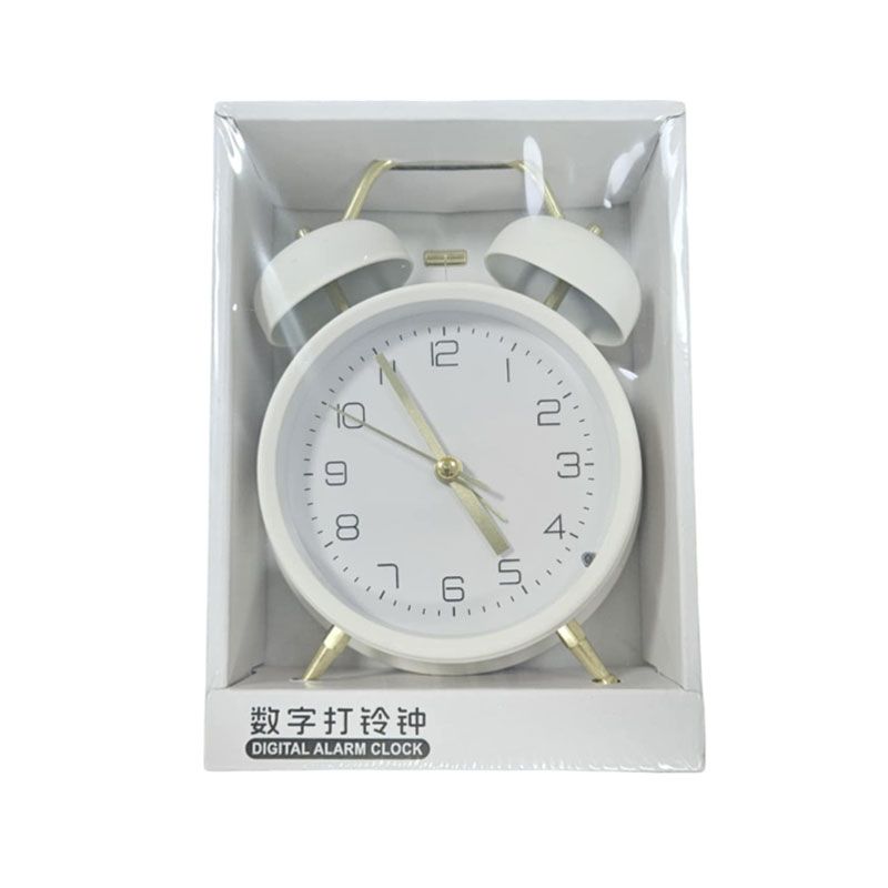 Ρολόι Ξυπνητήρι Αναλογικό Μεταλλικό με Διπλό Κουδούνι - Analog Metal Alarm Clock OEM