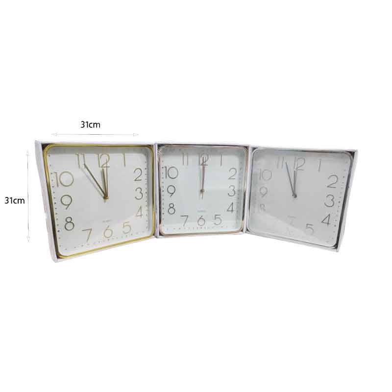 Ρολόι Τοίχου 29.5cm – Wall Clock 29.5cm - Χρυσό OEM