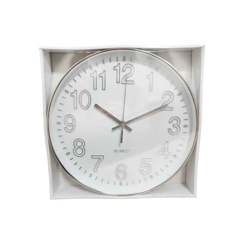 Ρολόι Τοίχου Ø30cm – Wall Clock Ø30cm - Ασημί OEM