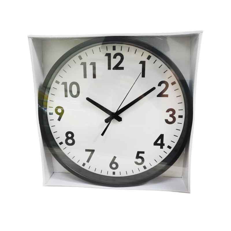 Ρολόι Τοίχου Ø35cm – Wall Clock Ø35cm - Μαύρο OEM