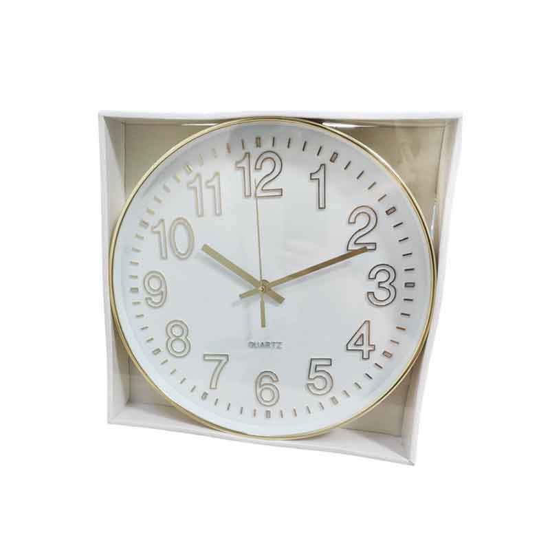 Ρολόι Τοίχου Ø30cm – Wall Clock Ø30cm - Ασημί OEM