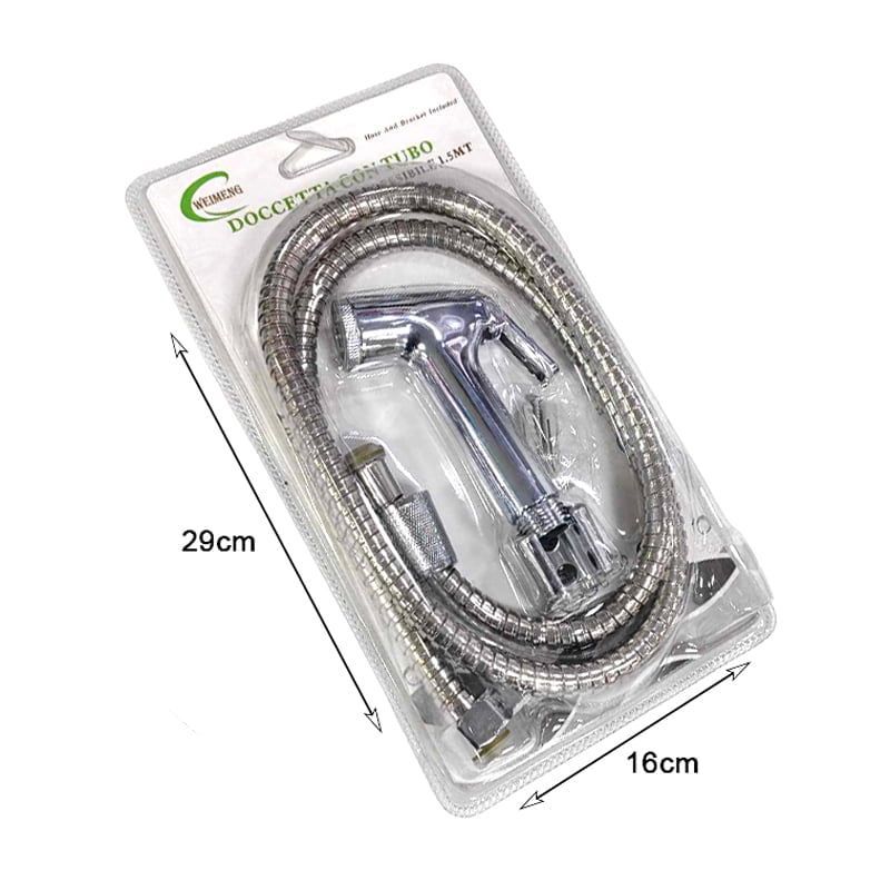 Weimeng Τηλέφωνο Ντους Μπάνιου με Σπιράλ 1.5ΜΤ - Shower Head Flessible 1.5ΜΤ OEM