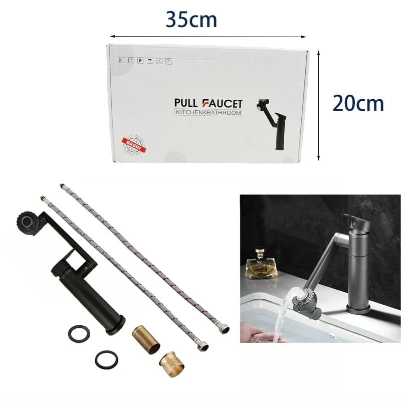 Μπαταρία Κουζίνας/Μπάνιου Ανθρακί - Kitchen faucet OEM