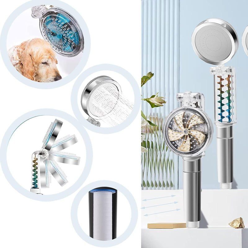 Τηλέφωνο Κεφαλή Ντους Μπάνιου με Φίλτρο - High Pressure Shower Head with Filter OEM