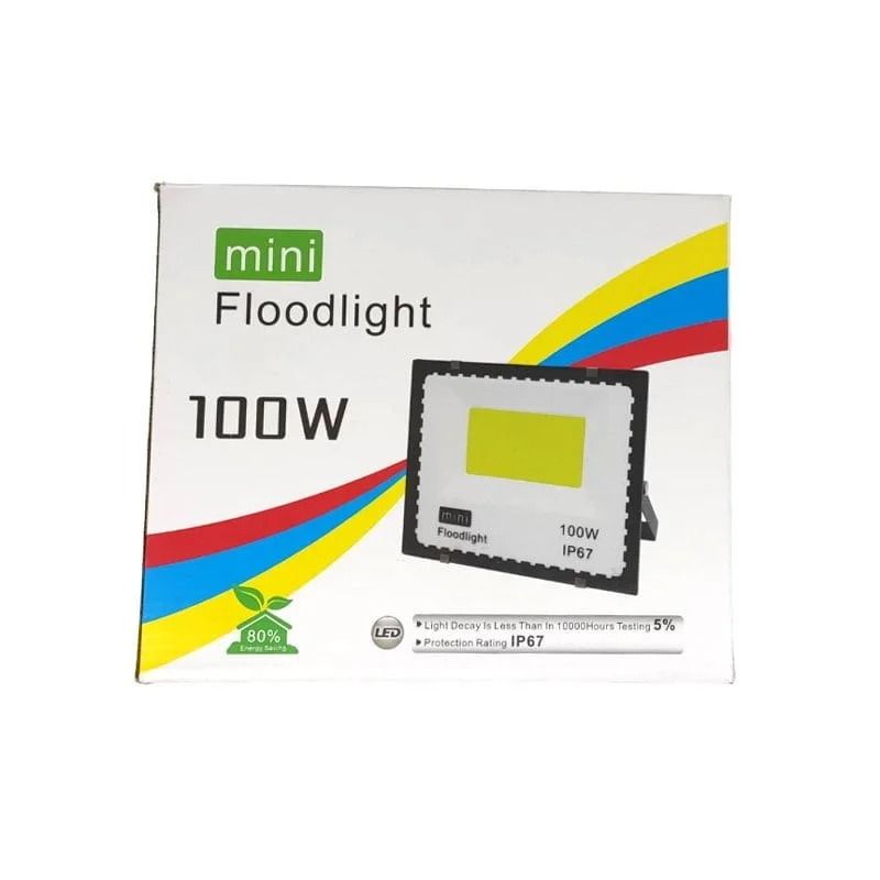 Mini Προβολέας IP66 Ισχύος 100W Ψυχρό φως – LED flood light OEM
