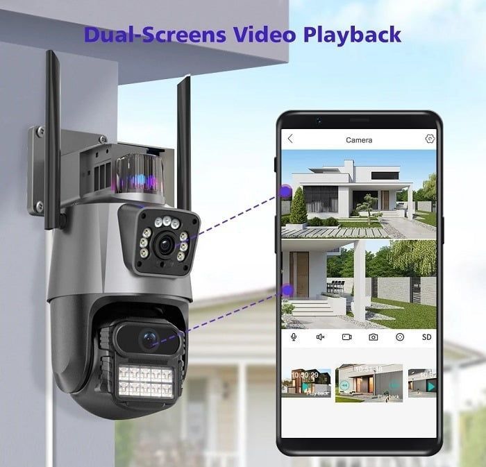IP Κάμερα Παρακολούθησης 6MP Full HD+ με Αμφίδρομη Επικοινωνία και Φακό - Surveillance Camera OEM