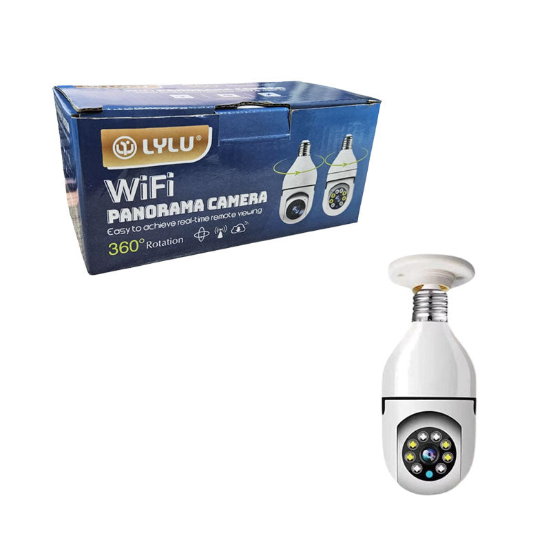 LYLU Κάμερα Ασφαλείας WiFi 360° Τύπου Λάμπας - WiFi Panorama Camera LYLU