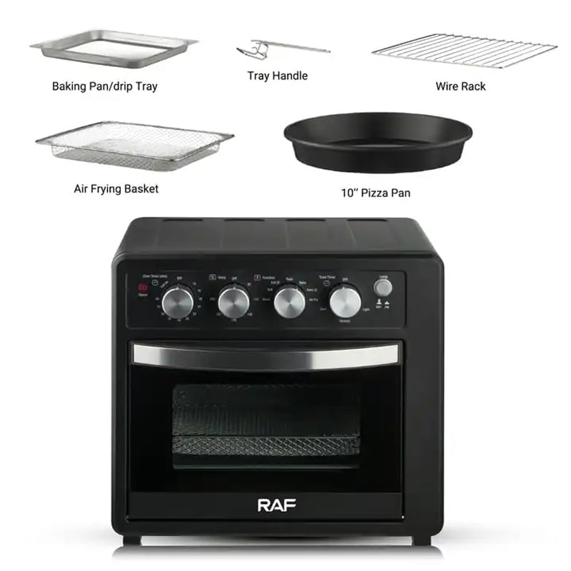 RAF Φριτέζα Αέρος & Ηελκτρικόσ Φούρνος 32lt 1700W R.5331 - Electric Oven & Air Fryer & Toaster RAF
