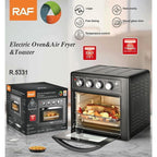 RAF Φριτέζα Αέρος & Ηελκτρικόσ Φούρνος 32lt 1700W R.5331 - Electric Oven & Air Fryer & Toaster RAF
