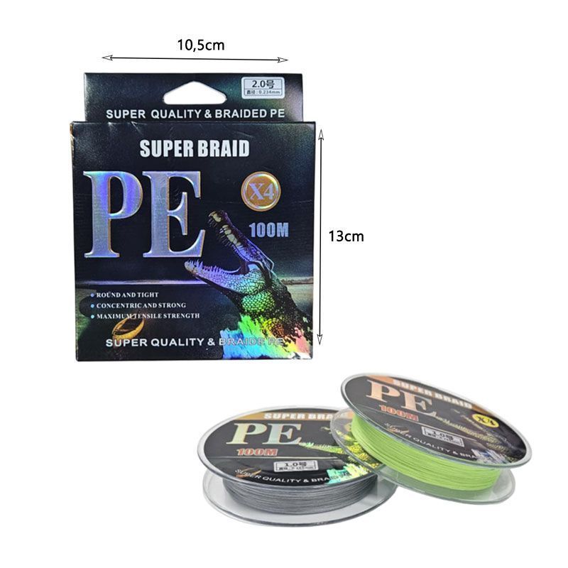 Νήμα Ψαρέματος / Πετονιά 100m X4 0.234mm (2.0) - Super Braid PE Fishing Line OEM