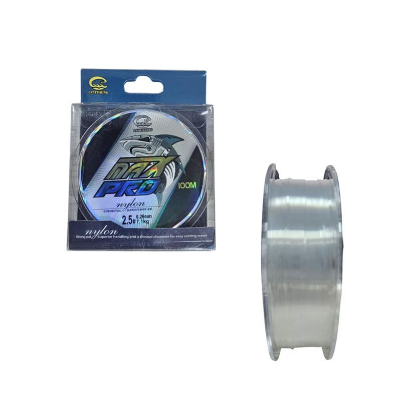 Νάιλον Πετονιά Ψαρέματος MAX PRO 100m – 2.5# 0.26mm / 7.1kg - Nylon Fishing Line Default Title