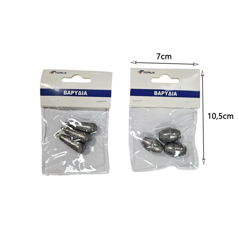 Βαρίδια Ψαρέματος 25g - Fishing Weights OEM