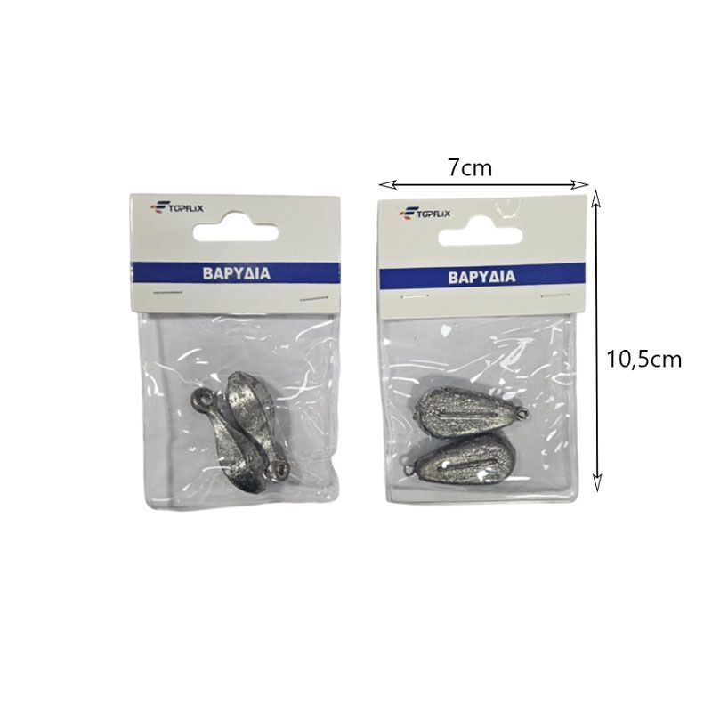 Βαρίδια Ψαρέματος 40g - Fishing Weights OEM