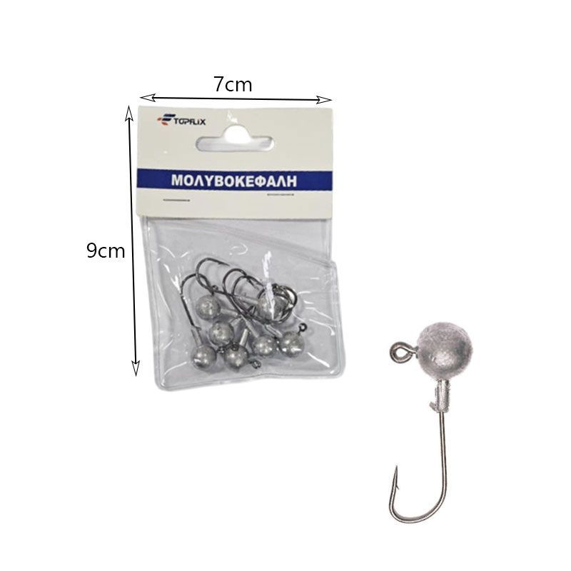 Μολυβοκεφαλές Ψαρέματος 14g- Jig Heads Fishing Hooks OEM