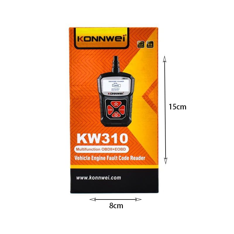 Konnwei KW310 Ψηφιακό Διαγνωστικό Αυτοκινήτων OBDII/EOBD - Multifunction OBDII/EOBD vehicle engine fault code reader Konnwei