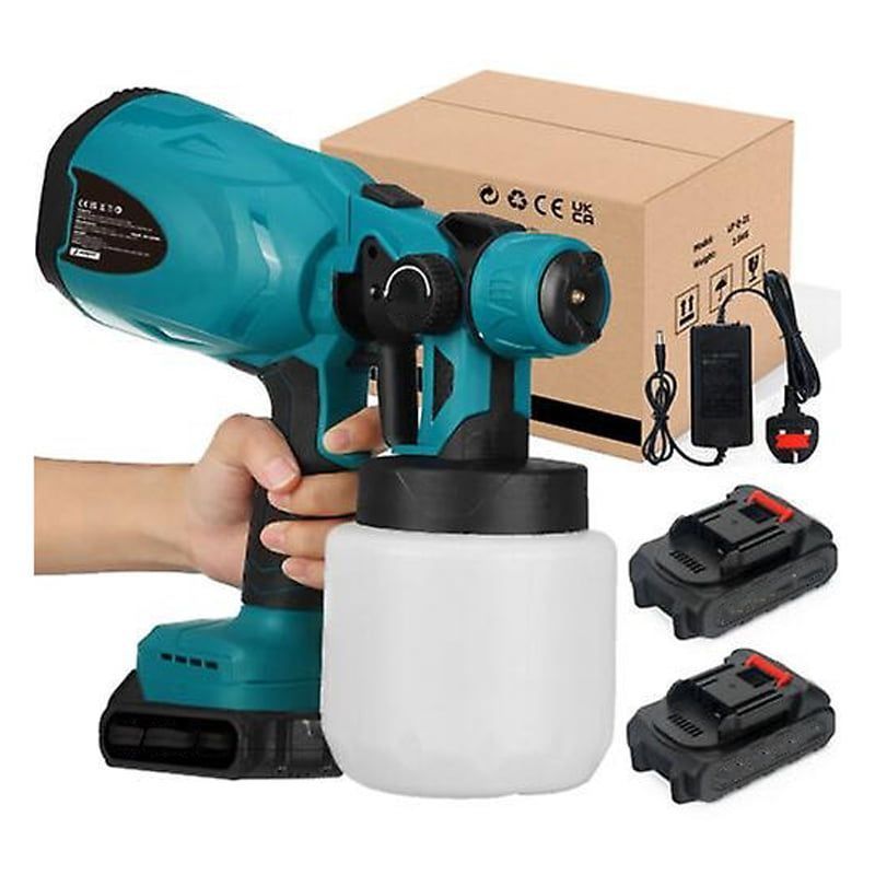 Πιστόλι Βαφής με 2 Μπαταρίες 28V - Professional Power Tools Portable Spray Gun Li-ion OEM
