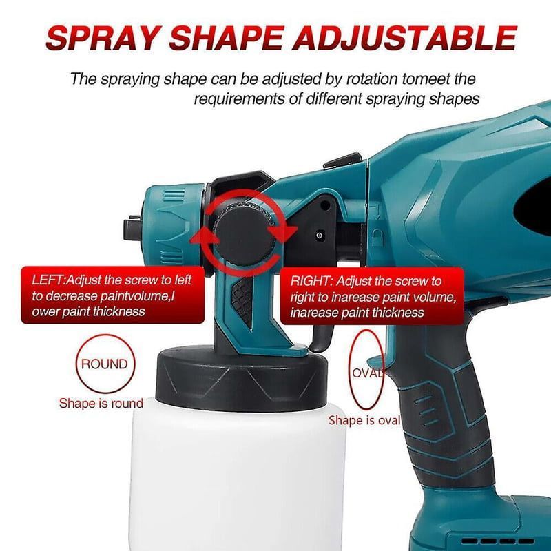 Πιστόλι Βαφής με 2 Μπαταρίες 28V - Professional Power Tools Portable Spray Gun Li-ion OEM