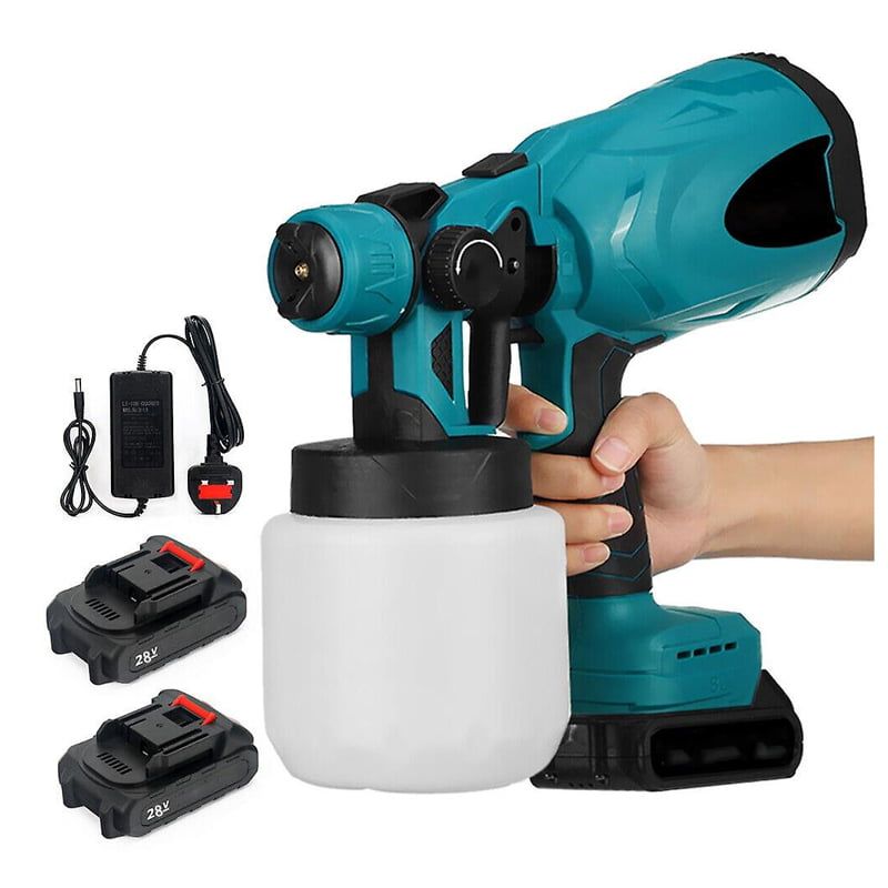 Πιστόλι Βαφής με 2 Μπαταρίες 28V - Professional Power Tools Portable Spray Gun Li-ion OEM