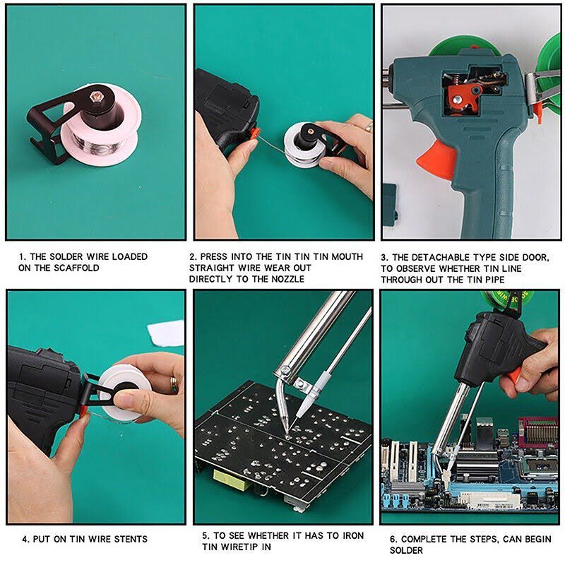 Πιστόλι κολλητήρι συγκόλλησης GT10 60W – Solder Gun External Heat OEM