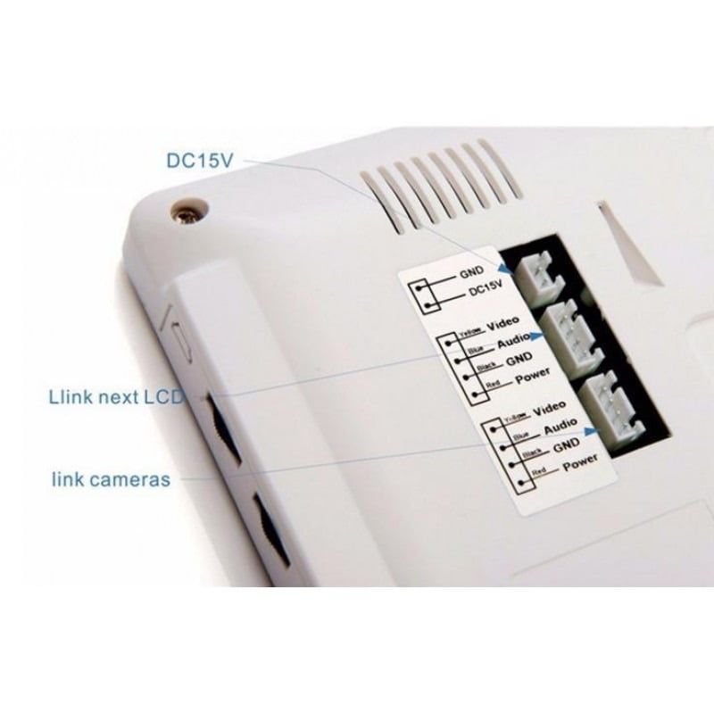 V70F Σετ Θυροτηλεόραση με Έγχρωμη Οθόνη 7" - Video doorphone for villa OEM
