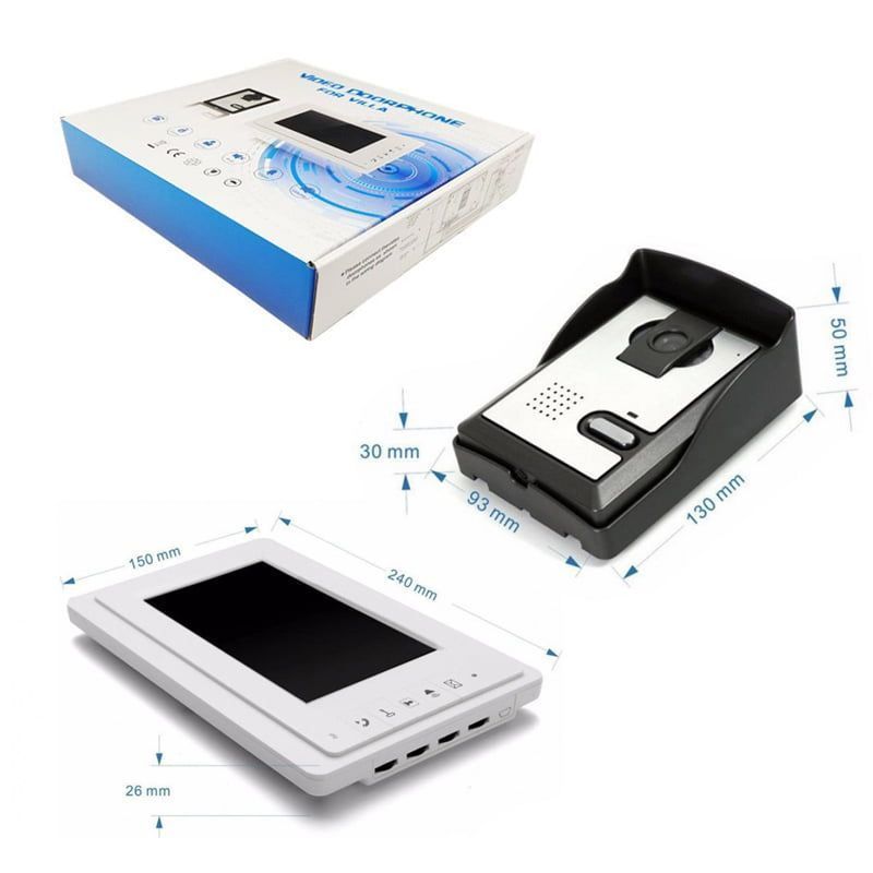 V70F Σετ Θυροτηλεόραση με Έγχρωμη Οθόνη 7" - Video doorphone for villa OEM