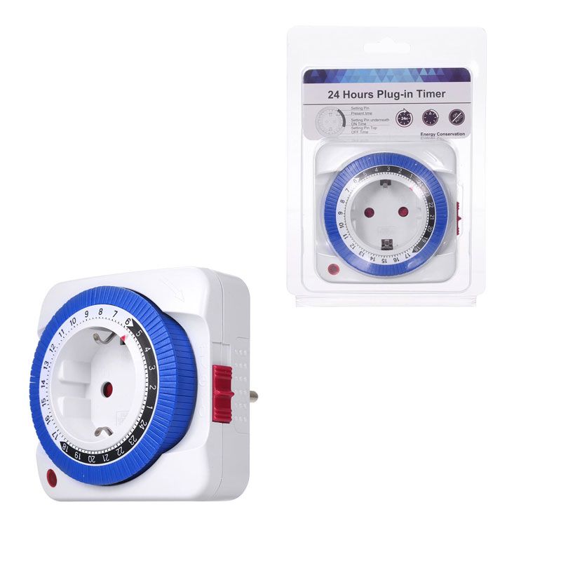 24ώρος Αναλογικός χρονοδιακόπτης 3600W 16Α - Programme timer OEM