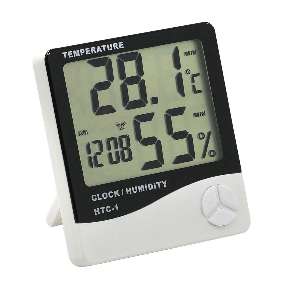 Θερμόμετρο - Υγρόμετρο HTC-1 - Clock humidity OEM
