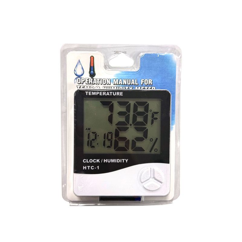 Θερμόμετρο - Υγρόμετρο HTC-1 - Clock humidity OEM