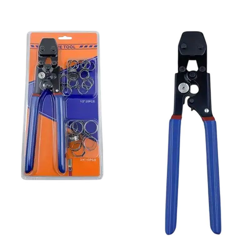 Εργαλείο Πρέσας για Σφιγκτήρες Σωλήνων με Σετ Δαχτυλιδιών - Pipe Crimping Tool OEM