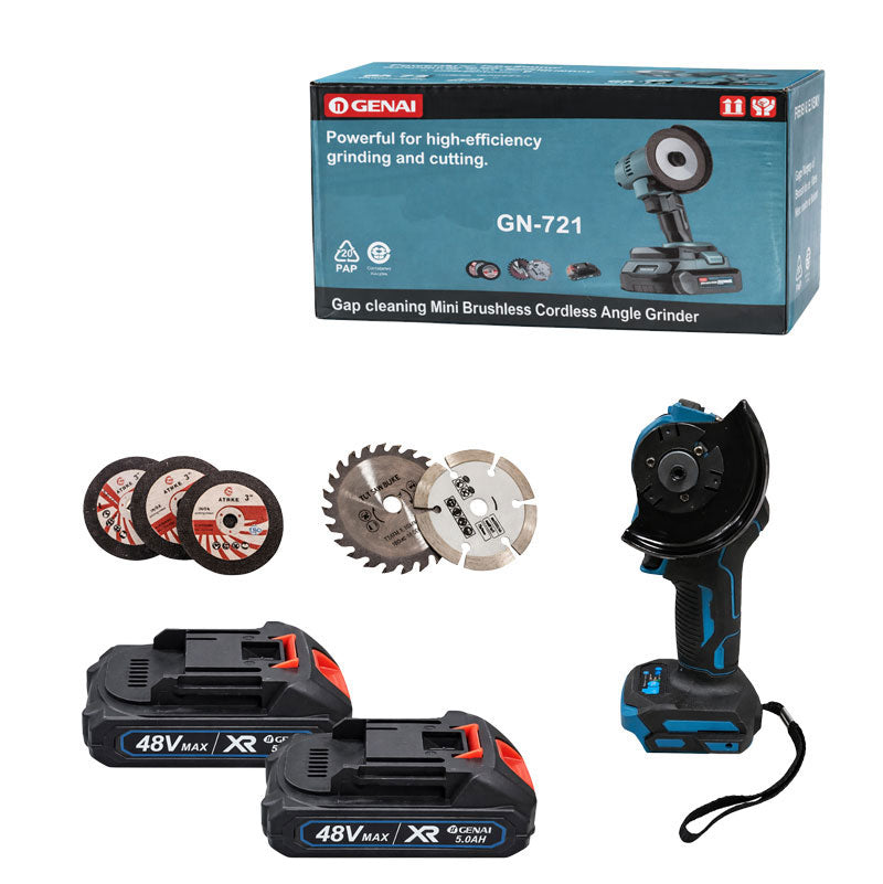 Genai Ασύρματος Γωνιακός Τροχός Μπαταρίας Brushless GN-721 48V - Cordless Brushless Angle Grinder OEM