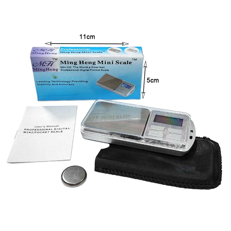 MH MingHeng Mini Ψηφιακή Ζυγαριά 0,01 - 100gr MH-332 - Mini Heng Pocket Scale MH