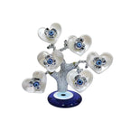 Διακοσμητικό με μπλε μάτια - Decoration with blue eyes - Ασημί OEM