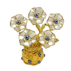 Διακοσμητικό με μπλε μάτια - Decoration with blue eyes - Χρυσό OEM