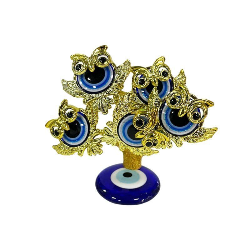 Διακοσμητικό με μπλε μάτια - Decoration with blue eyes - Χρυσό OEM
