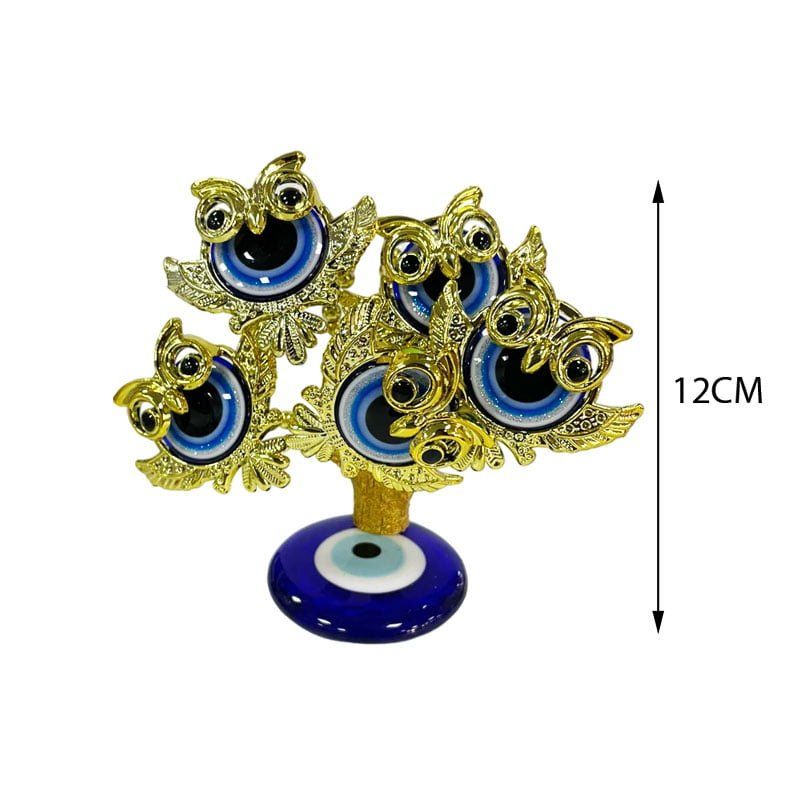 Διακοσμητικό με μπλε μάτια - Decoration with blue eyes - Ασημί OEM