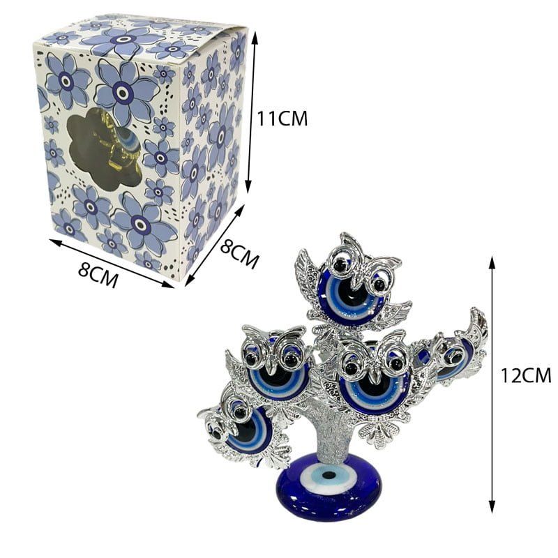 Διακοσμητικό με μπλε μάτια - Decoration with blue eyes - Χρυσό OEM