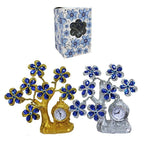 Διακοσμητικό με μπλε μάτια ρολόι - Decoration with blue eyes clock - Χρυσό OEM