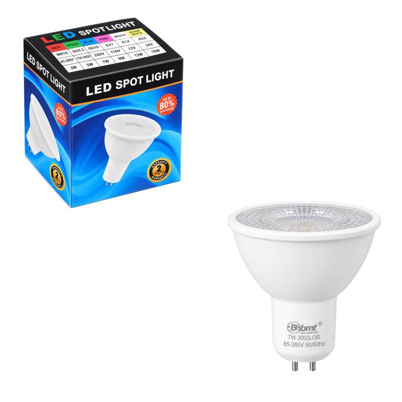 Λάμπα LED Spot 7W 3 Χρωμάτων GU5.3 85-265V – LED Spot Light 7W 3 Color GU5.3 85-265V