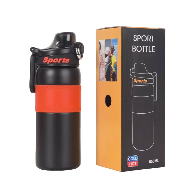 Μπουκάλι Θερμός 550mL - Sport Bottle - Λευκό - Μπλε - Πορτοκαλί - Ροζ OEM