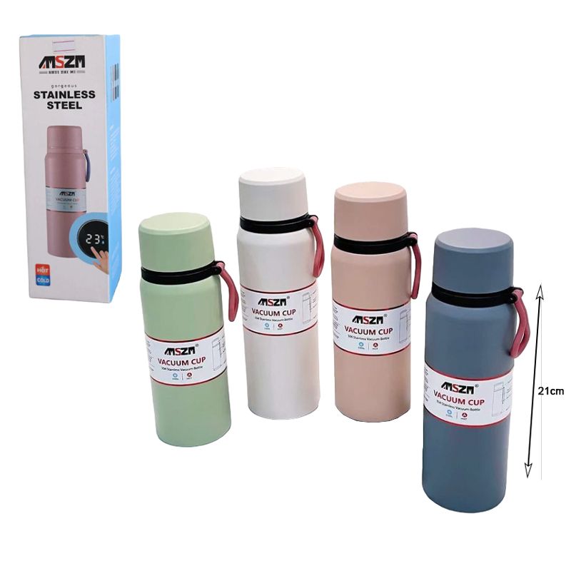 MSZM Θερμός 500ml - Shui Zhi Mi Stainless Steel Cup - Λευκό MSZM