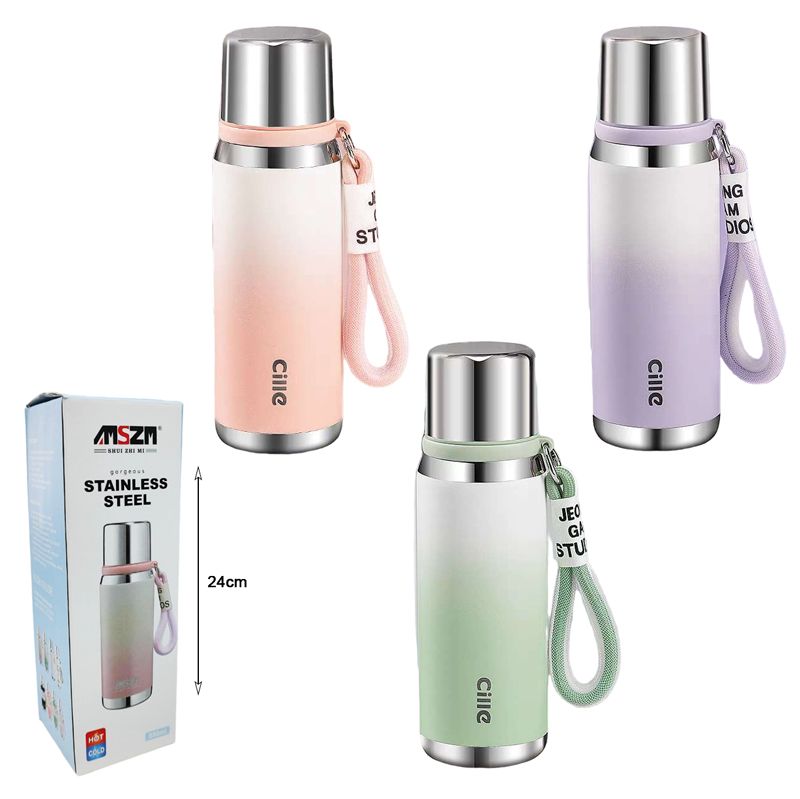 MSZM Μπουκάλι Θερμός 550mL - Stainless Steel Bottle Jingbang - Πράσινο MSZM