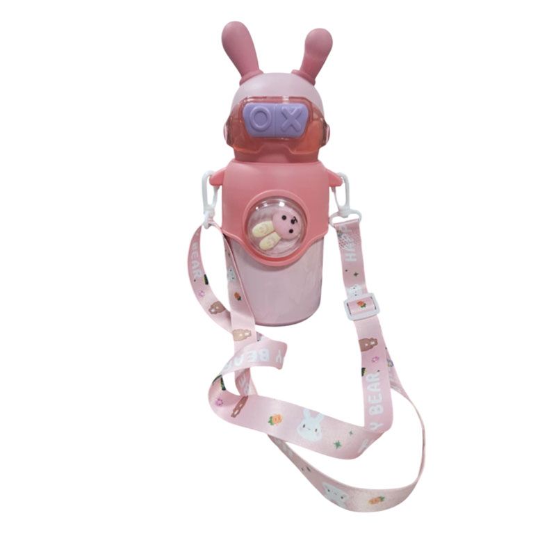 Παγουρίνο Θερμός & Αξεσουάρ Μεταφοράς με Αυτάκια Λαγού 500ml - OX-Rabbit Thermal Water Bottle OEM